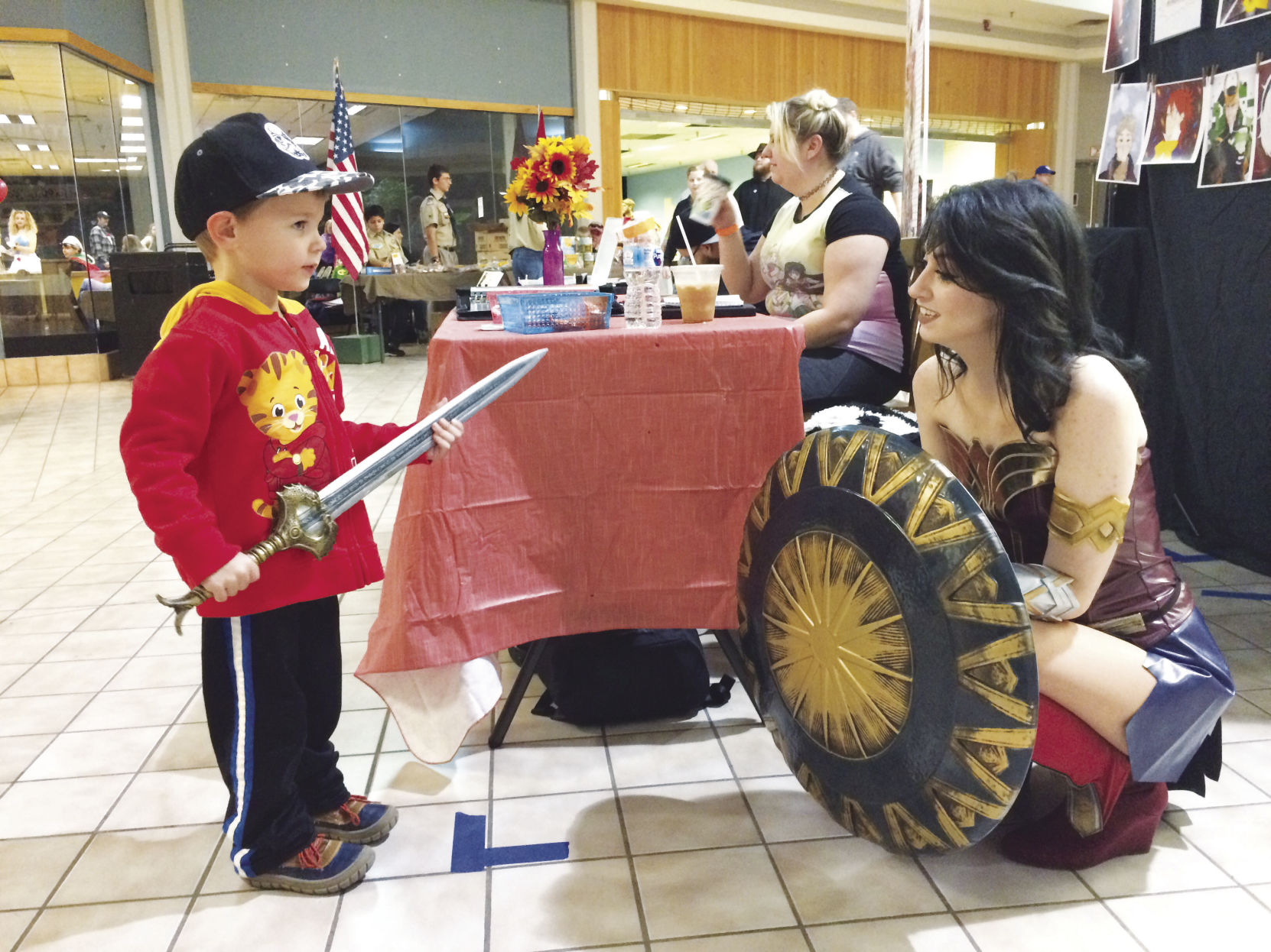 Garrett and Wonder Woman